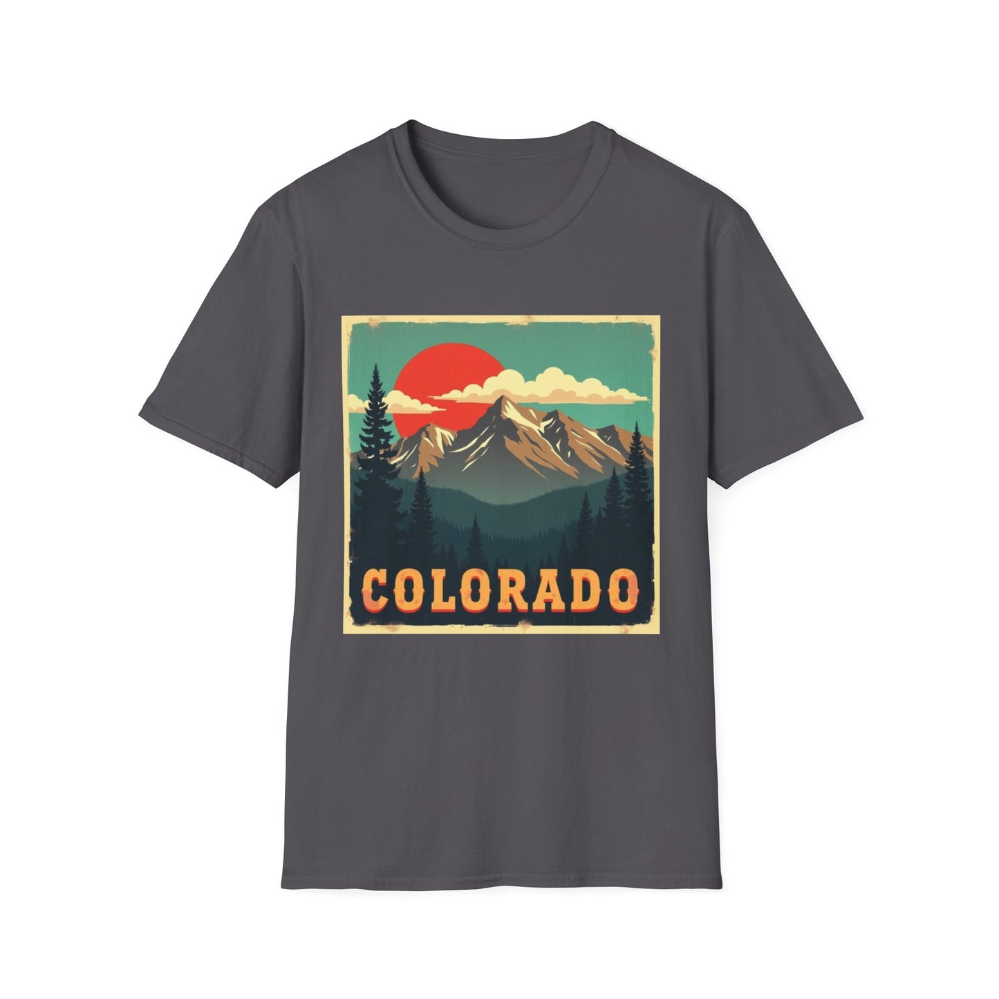 Retro Colorado Mountain View Tee