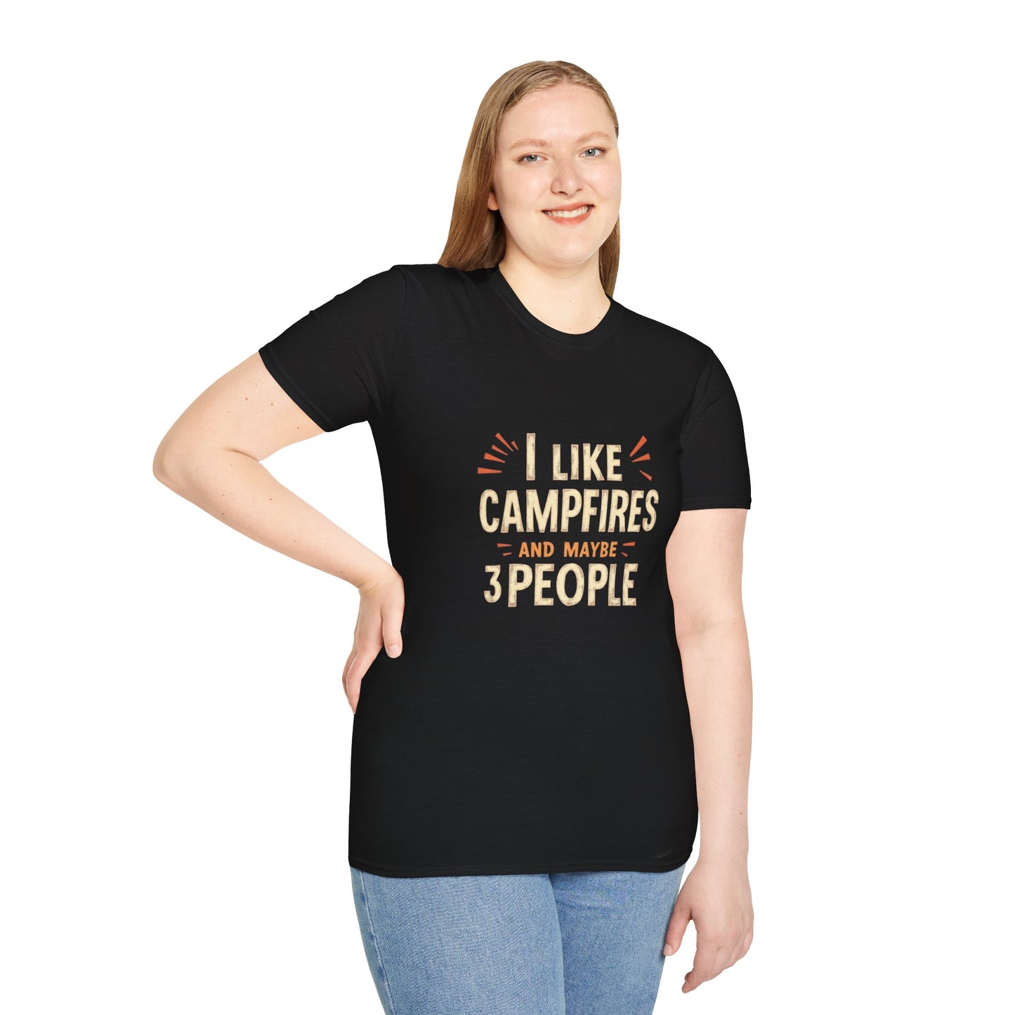 I Like Campfires and Maybe 3 People Tee
