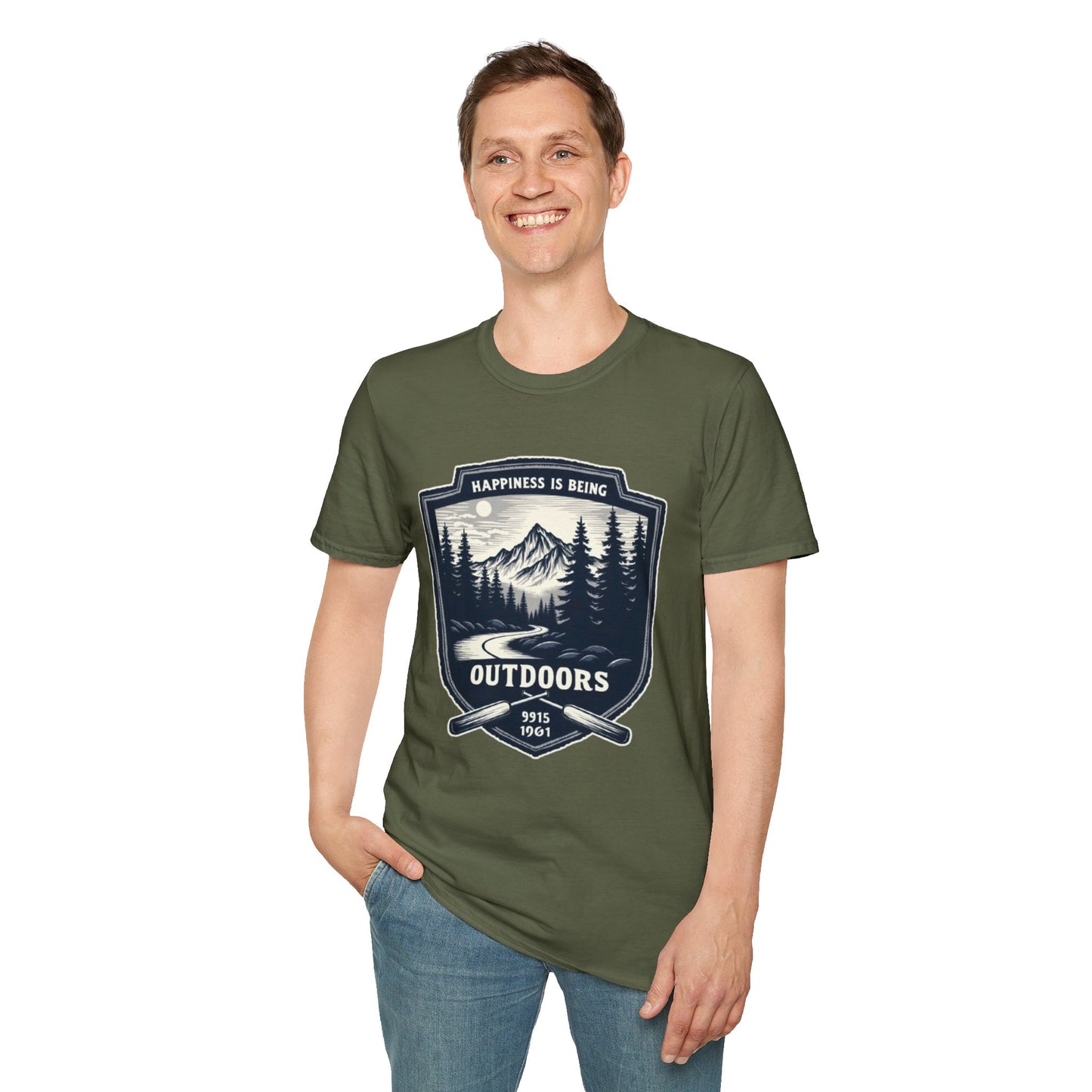 Happiness Is Being Outdoors Tee
