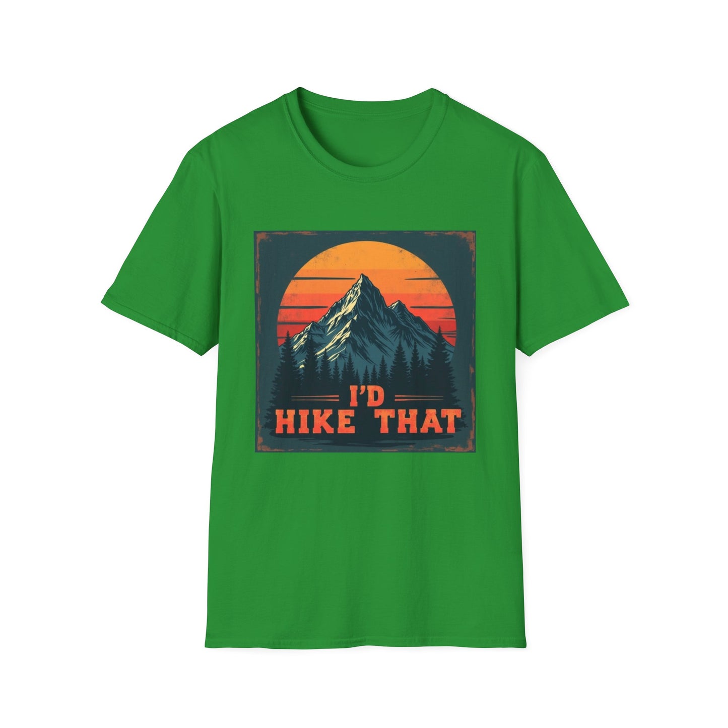 I'd Hike That Retro Mountain Tee