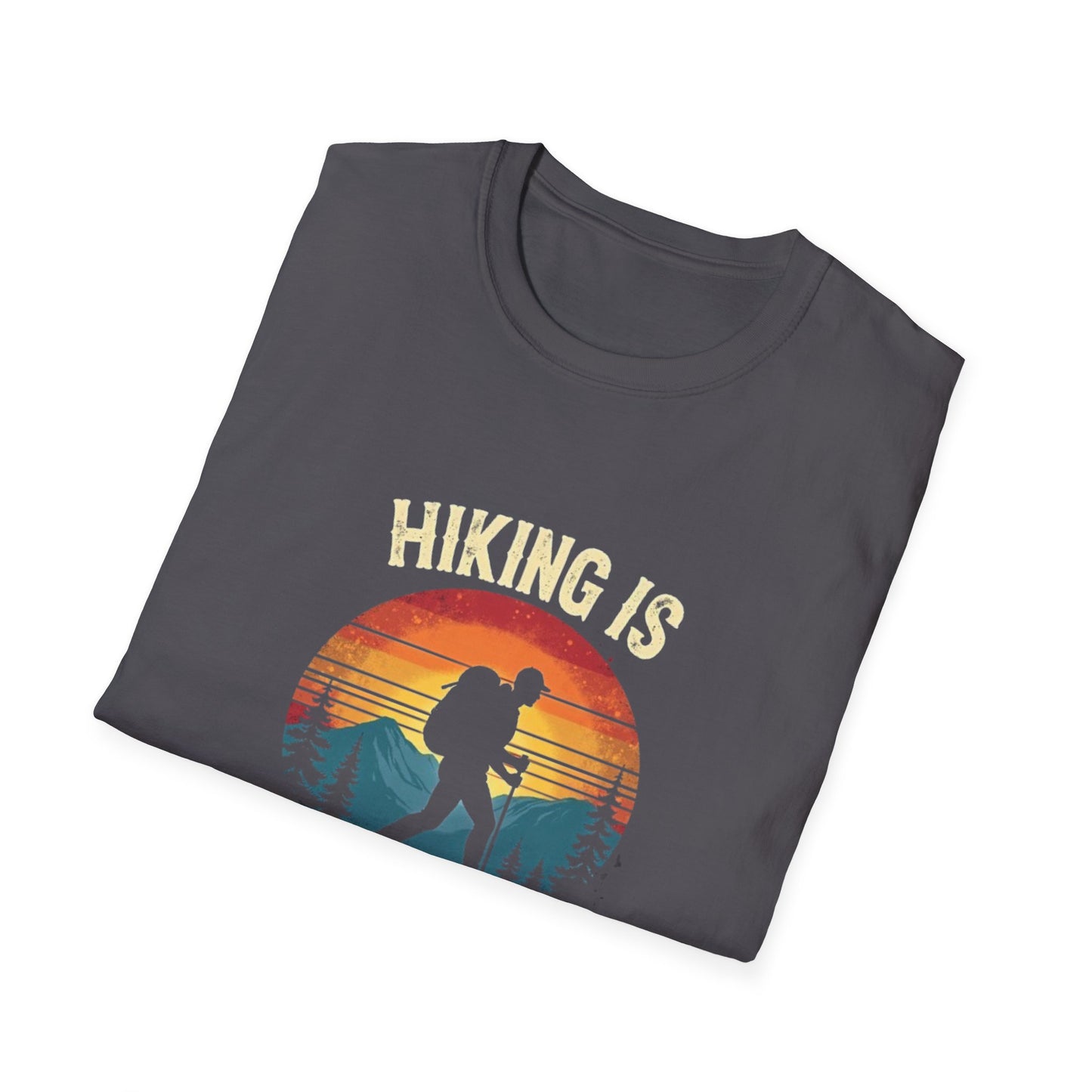 Hiking Is My Therapy Retro Tee