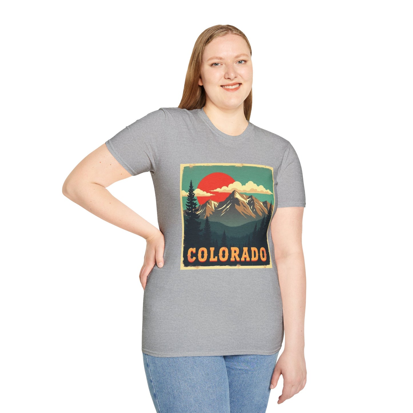 Retro Colorado Mountain View Tee