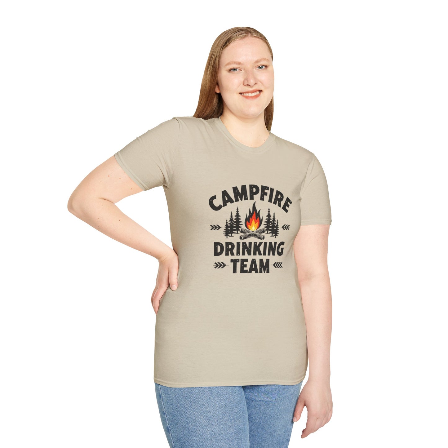 Campfire Drinking Team Tee