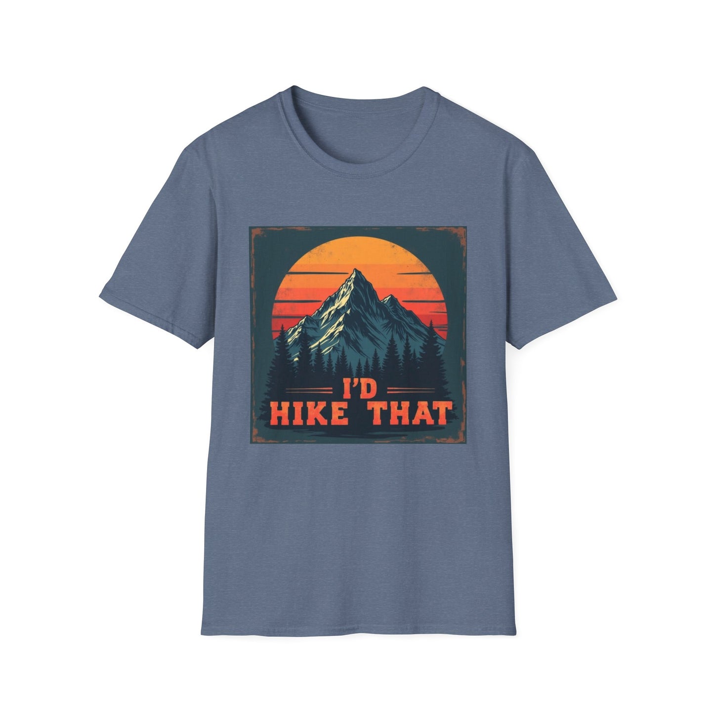 I'd Hike That Retro Mountain Tee