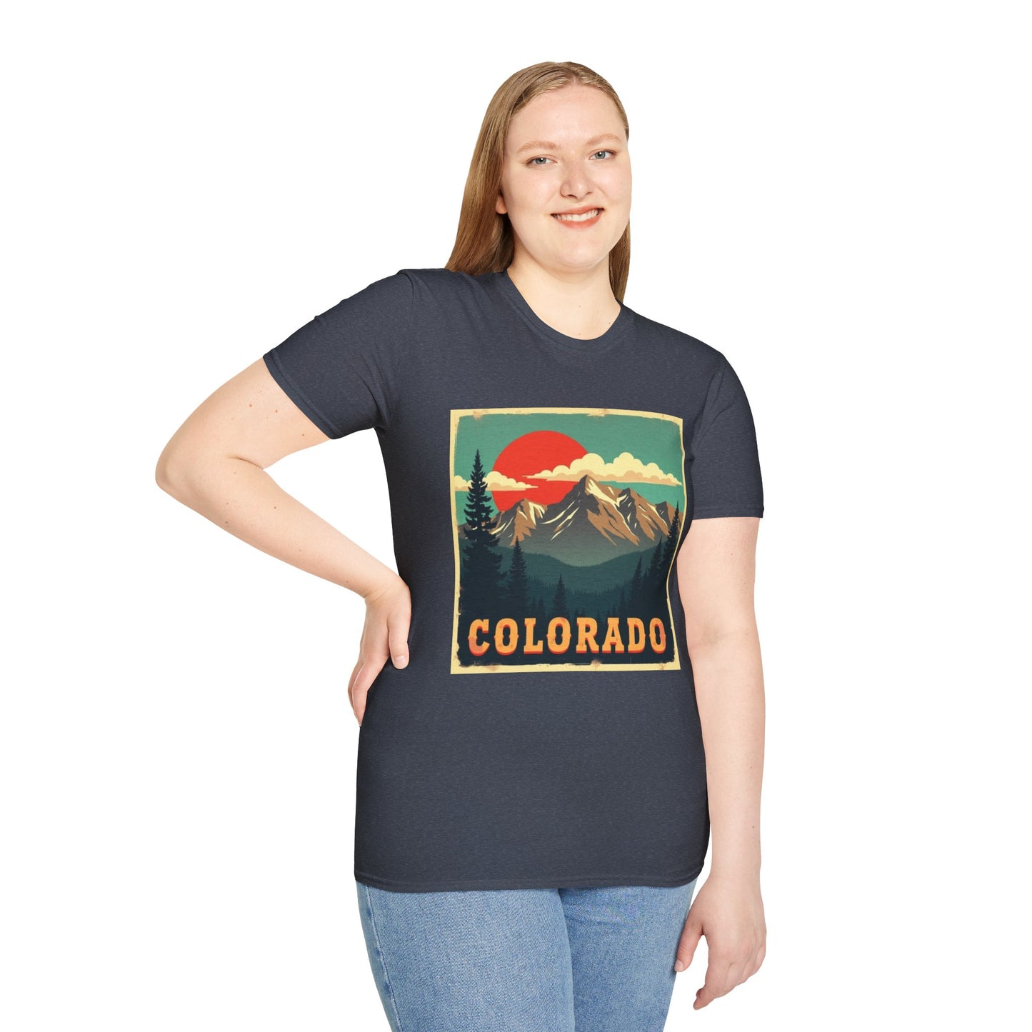 Retro Colorado Mountain View Tee