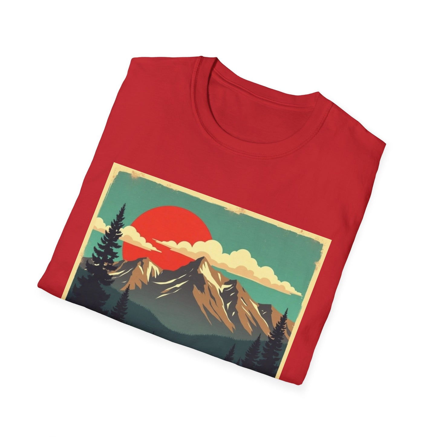 Retro Colorado Mountain View Tee