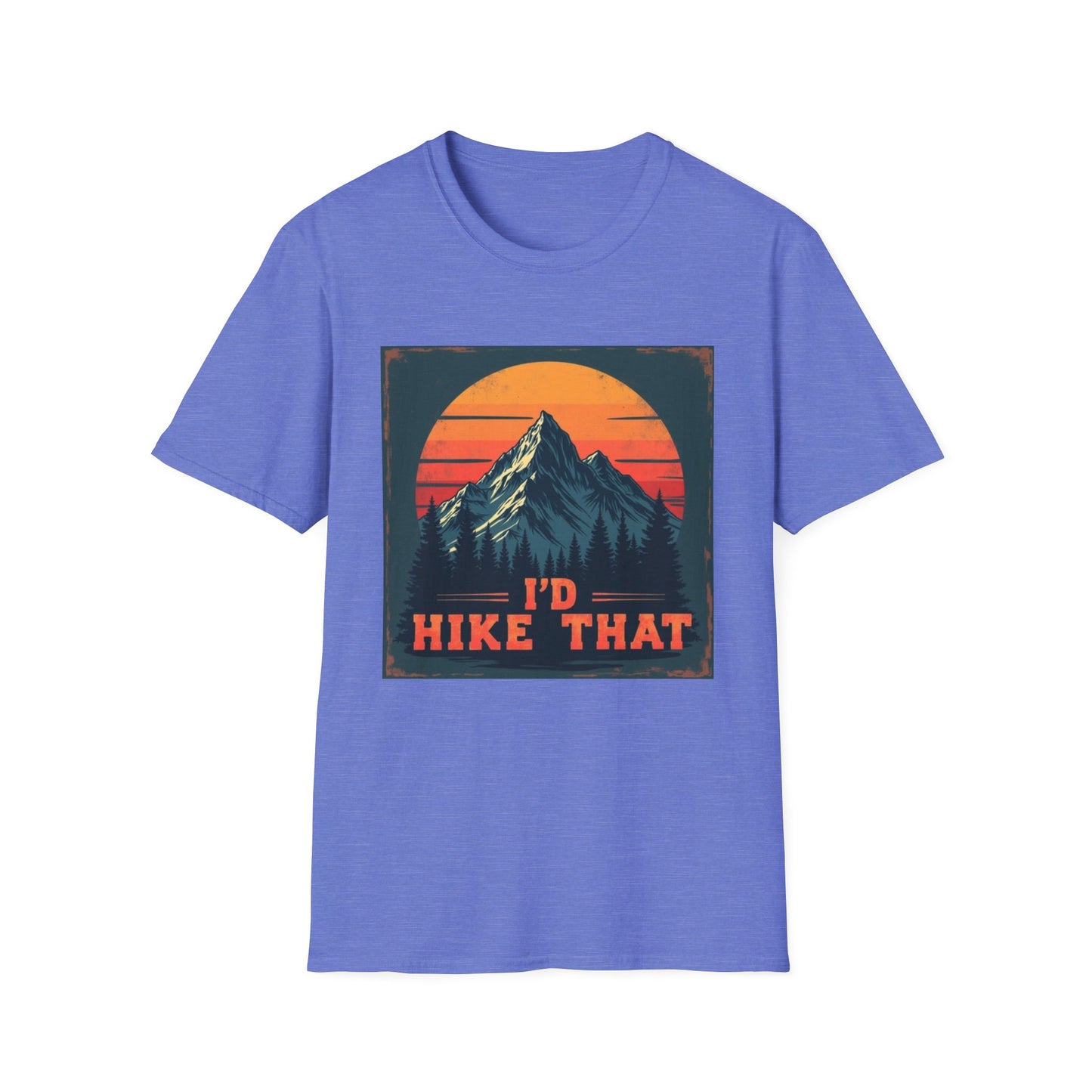 I'd Hike That Retro Mountain Tee
