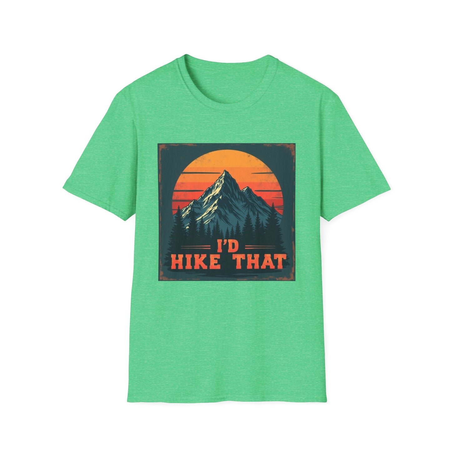 I'd Hike That Retro Mountain Tee