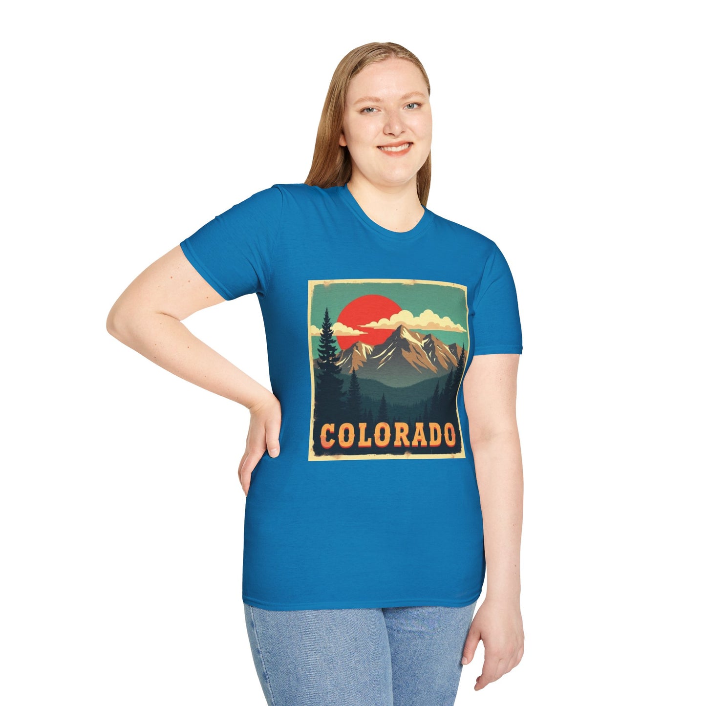 Retro Colorado Mountain View Tee