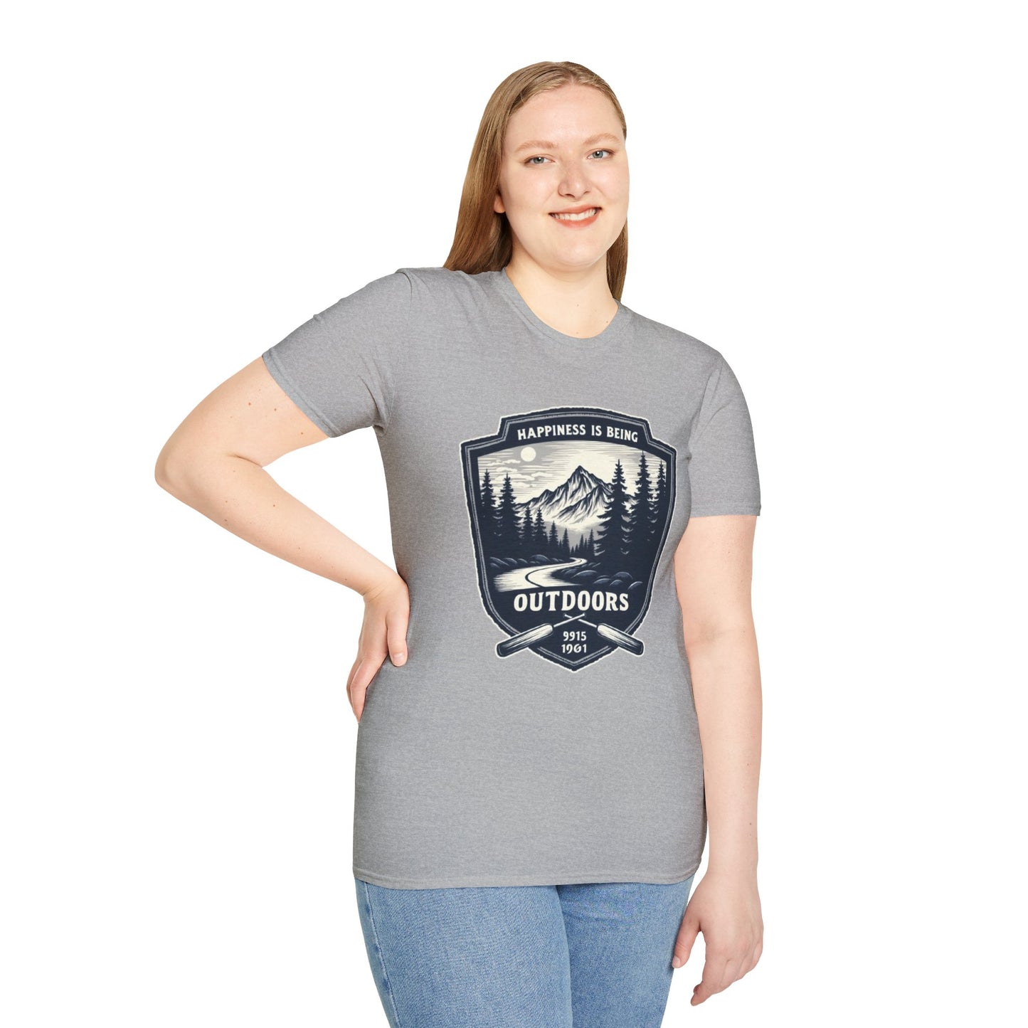 Happiness Is Being Outdoors Tee