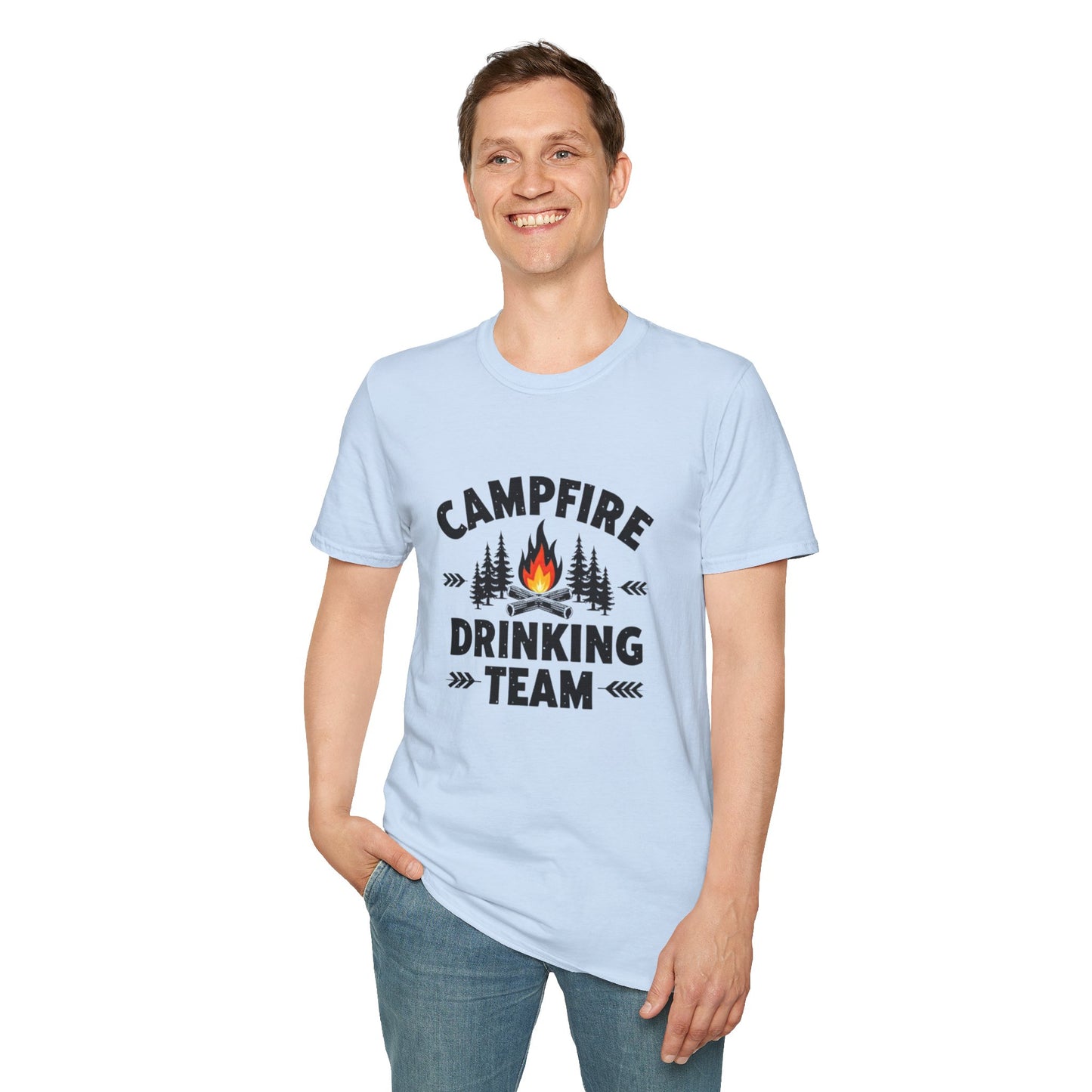 Campfire Drinking Team Tee