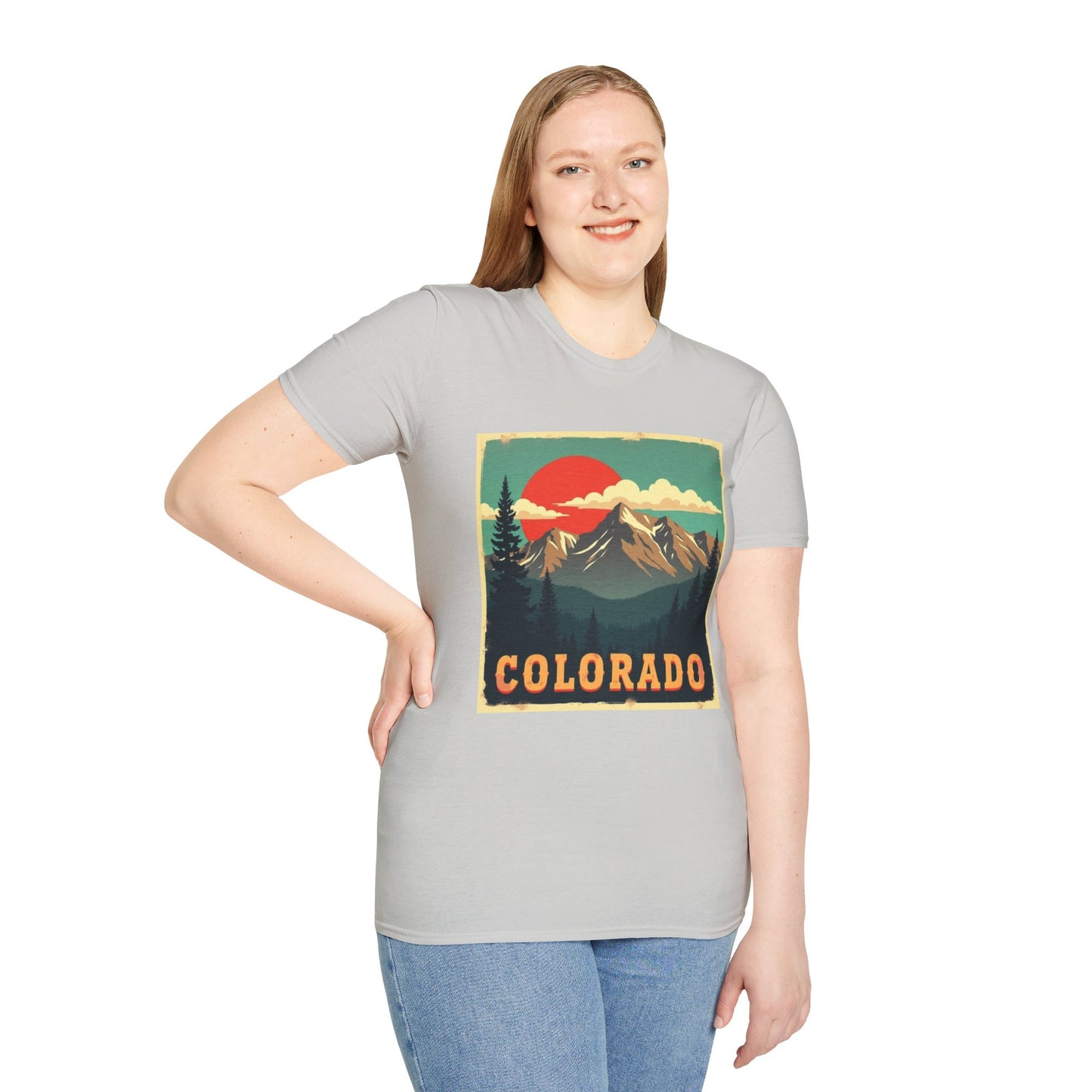 Retro Colorado Mountain View Tee
