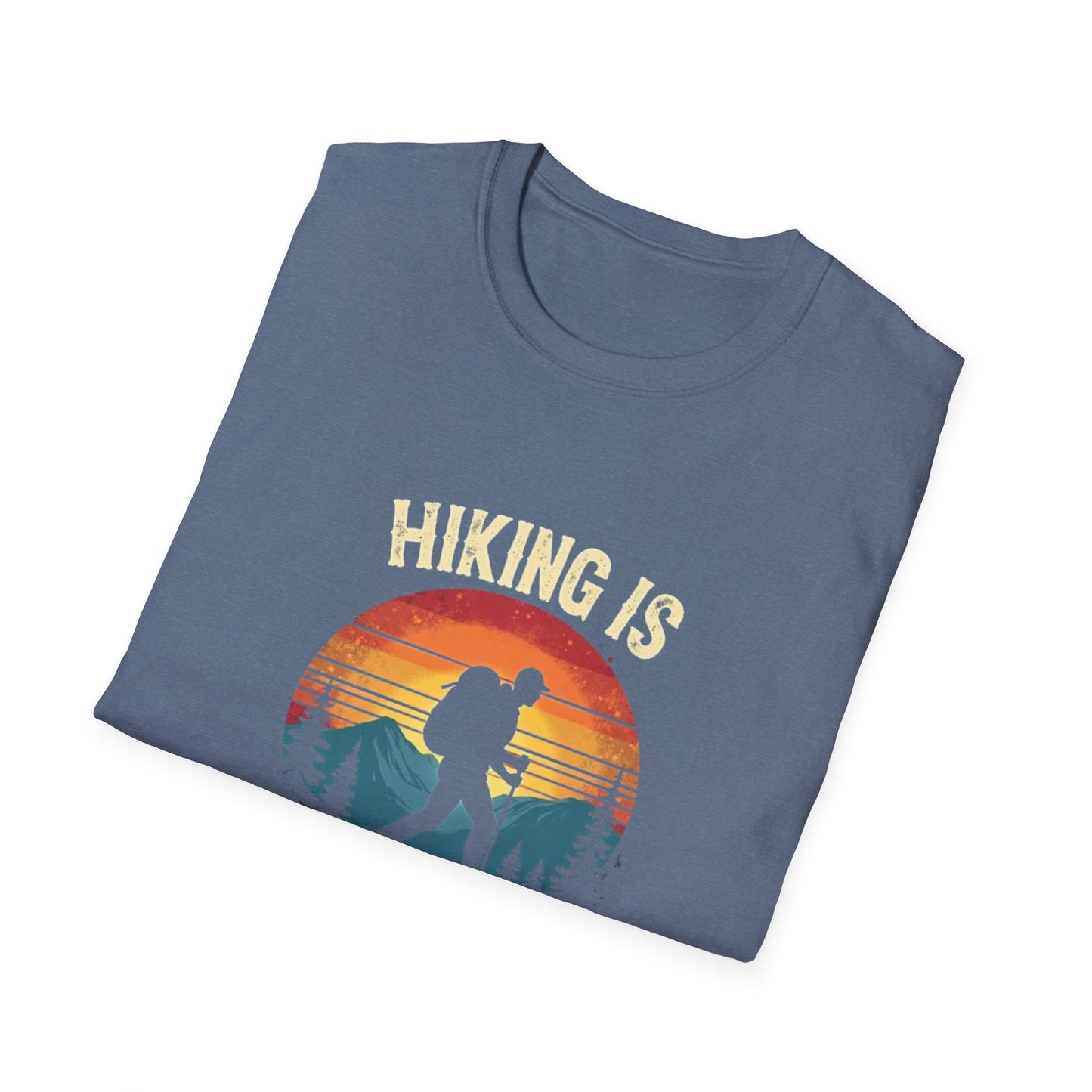 Hiking Is My Therapy Retro Tee