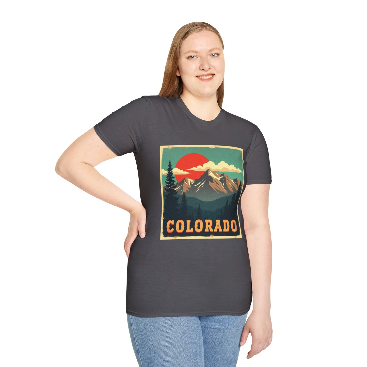 Retro Colorado Mountain View Tee
