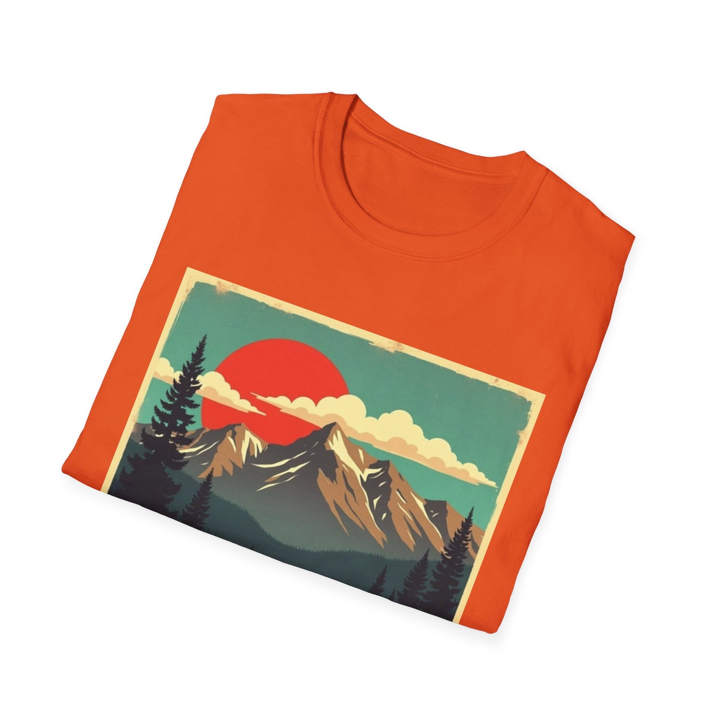 Retro Colorado Mountain View Tee