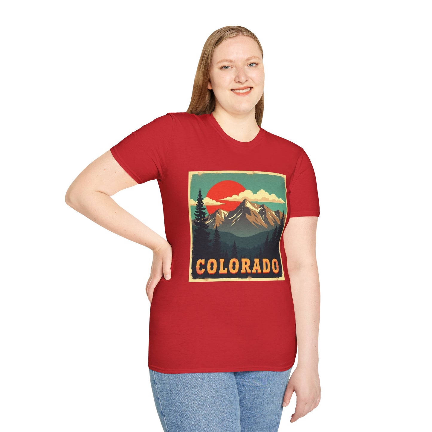Retro Colorado Mountain View Tee