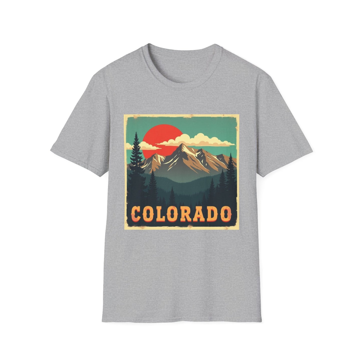 Retro Colorado Mountain View Tee
