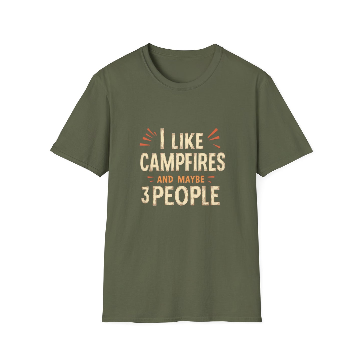 I Like Campfires and Maybe 3 People Tee