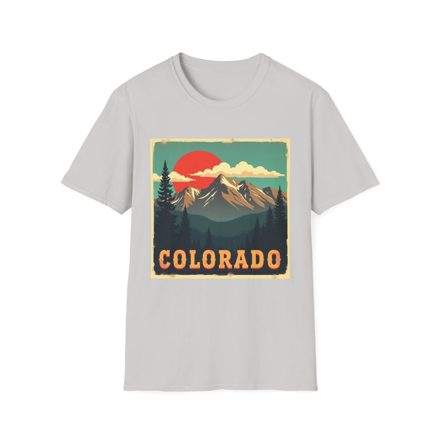Retro Colorado Mountain View Tee