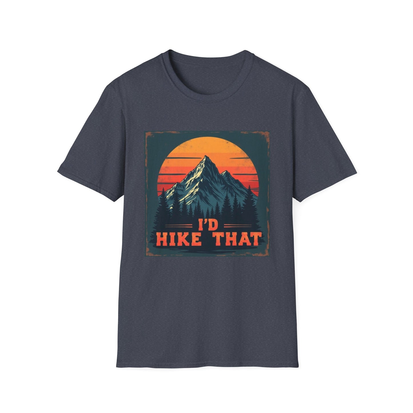 I'd Hike That Retro Mountain Tee