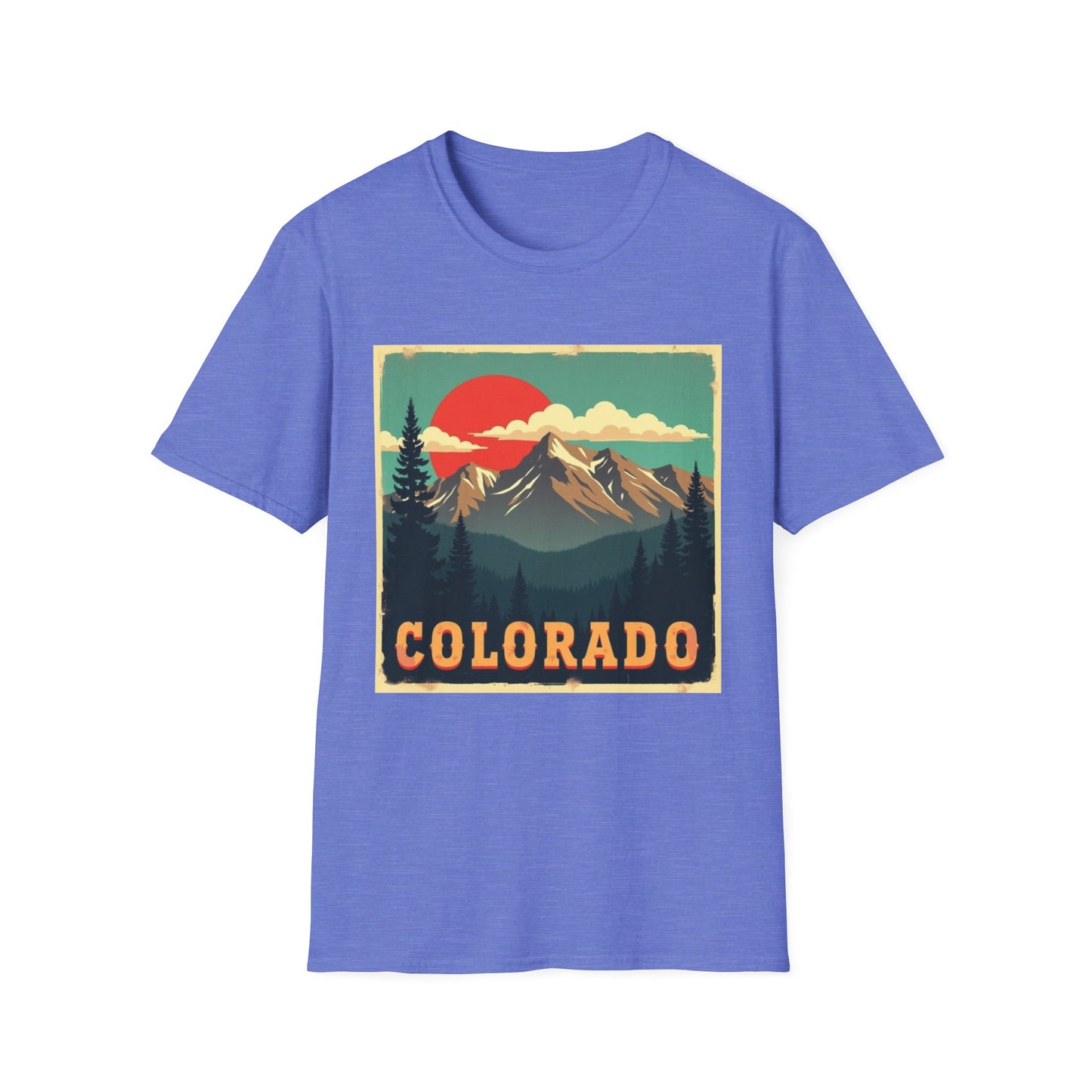 Retro Colorado Mountain View Tee