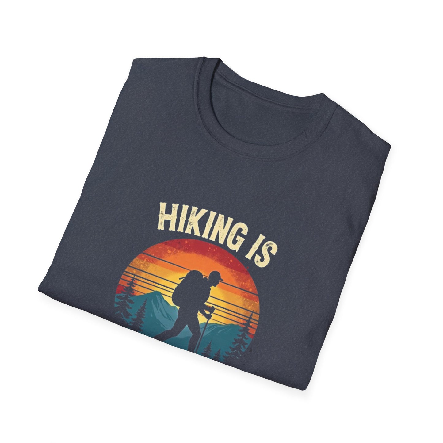 Hiking Is My Therapy Retro Tee