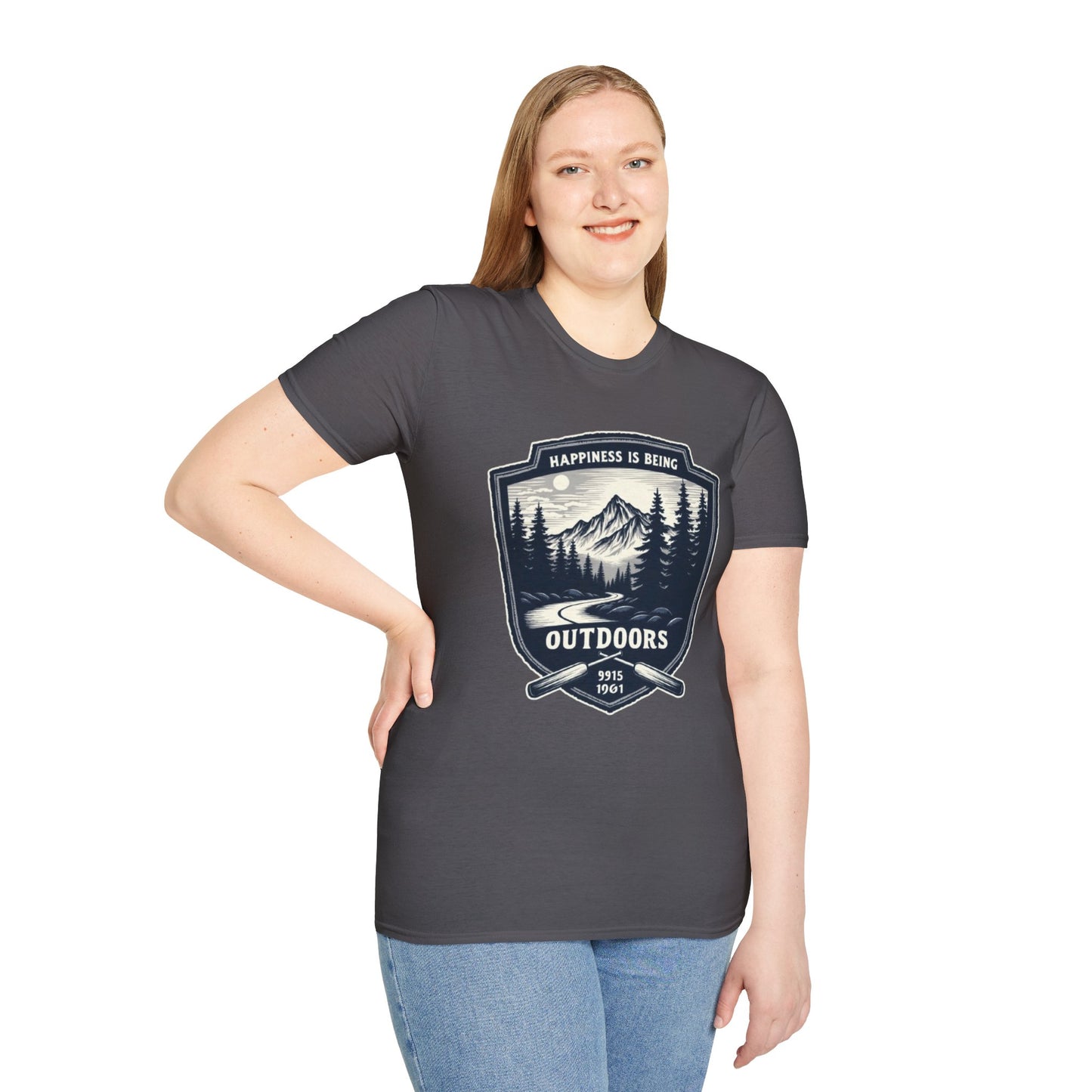 Happiness Is Being Outdoors Tee