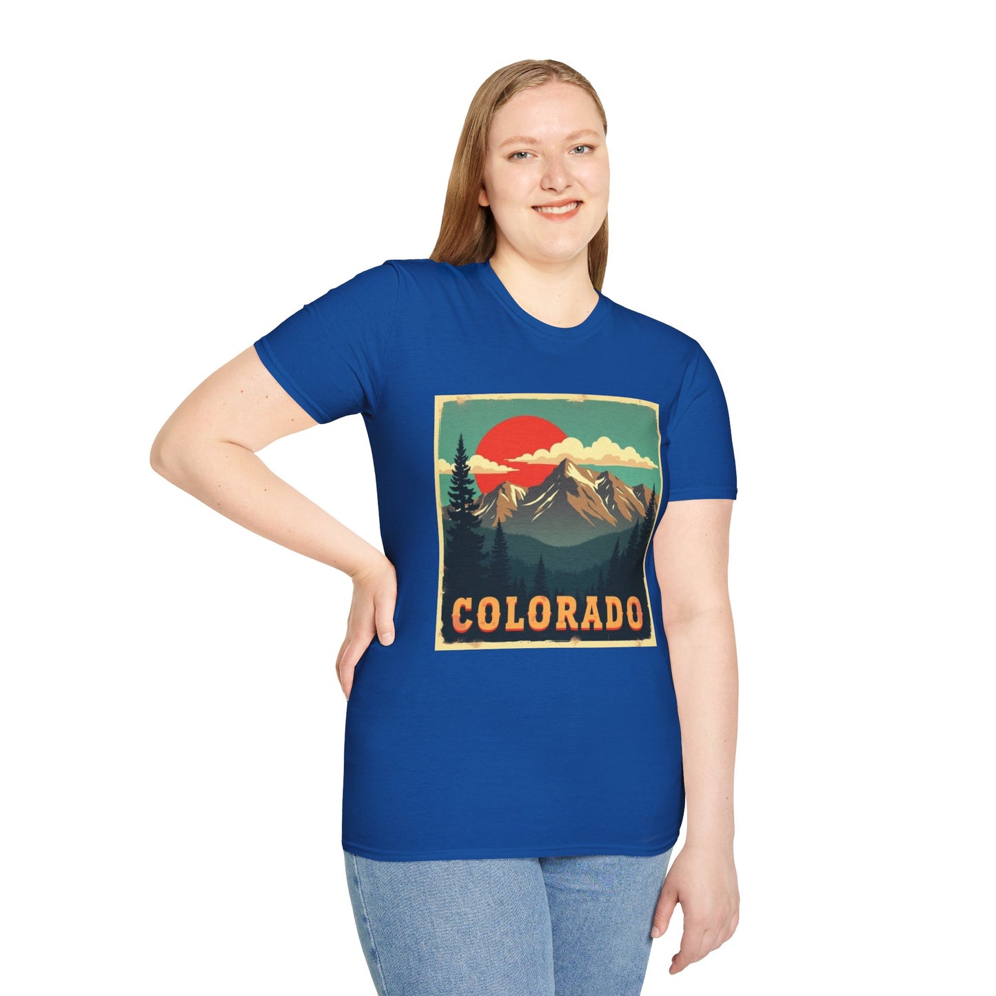 Retro Colorado Mountain View Tee