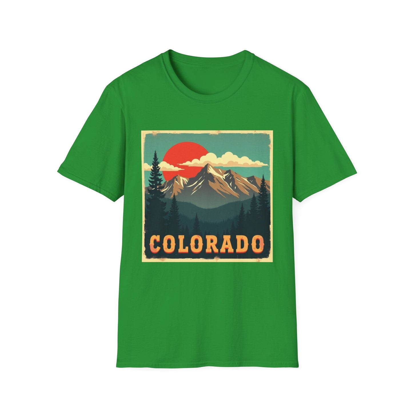 Retro Colorado Mountain View Tee
