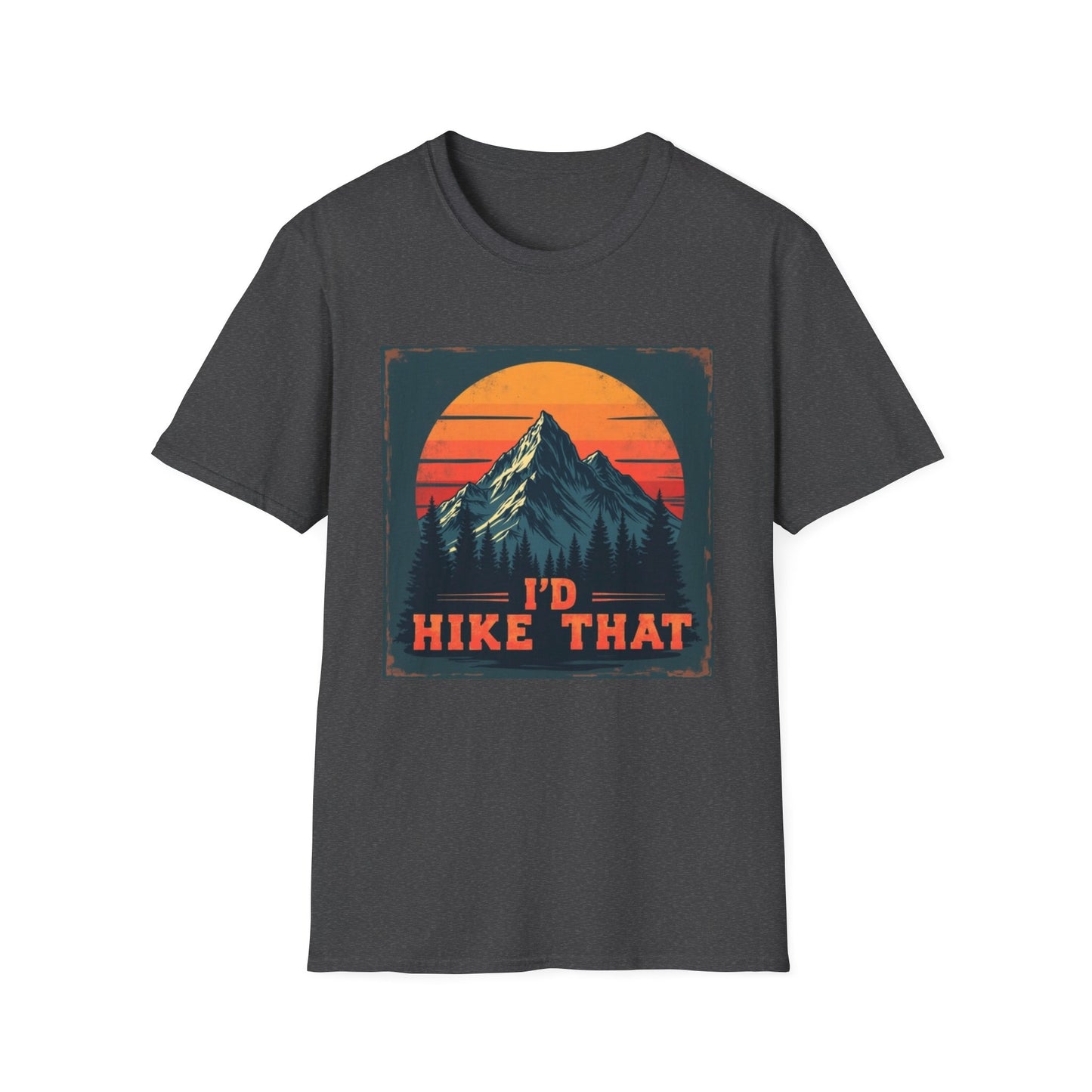 I'd Hike That Retro Mountain Tee