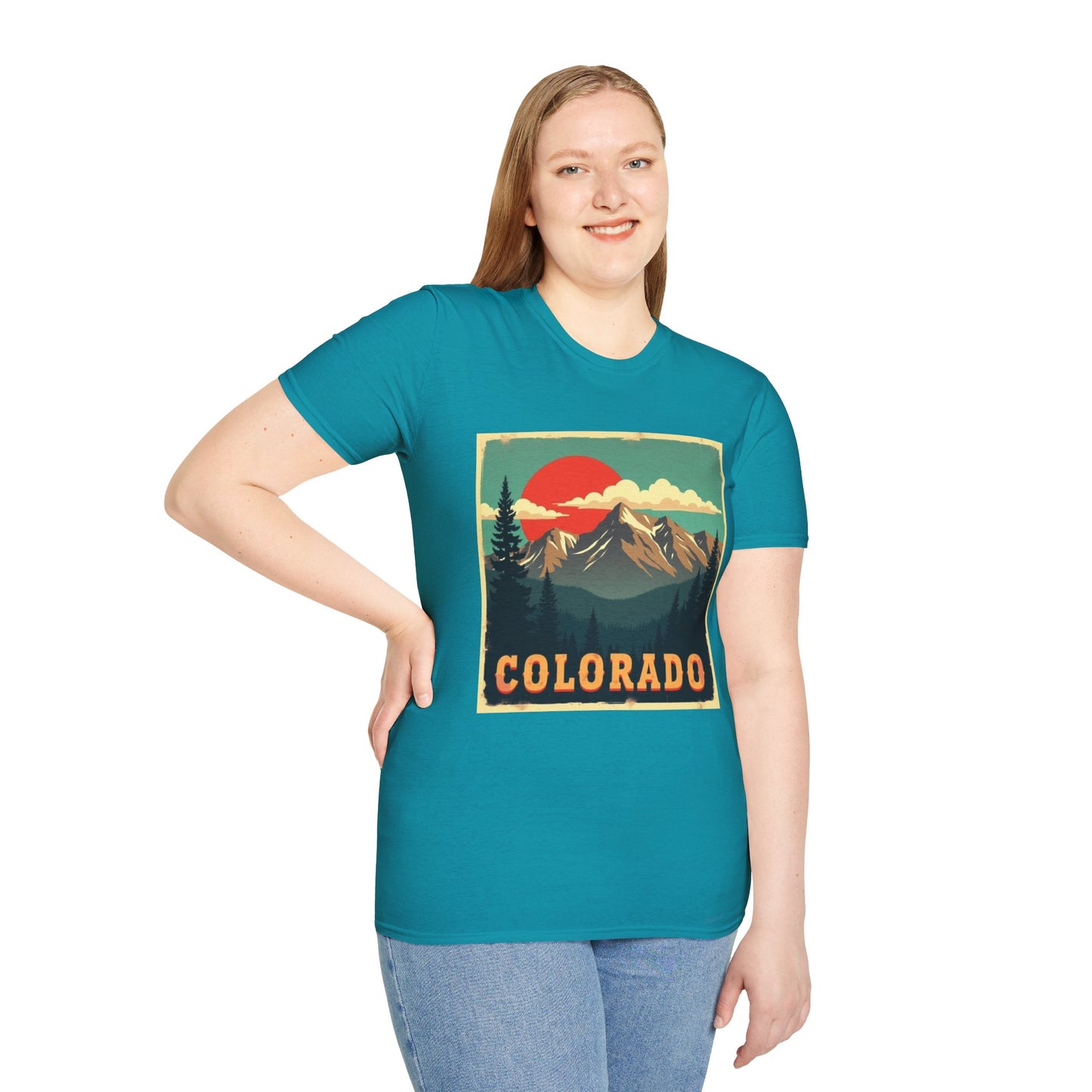 Retro Colorado Mountain View Tee