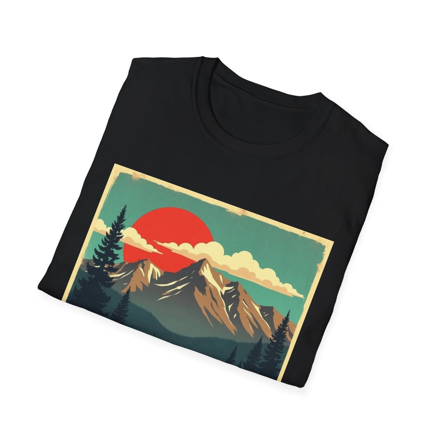 Retro Colorado Mountain View Tee
