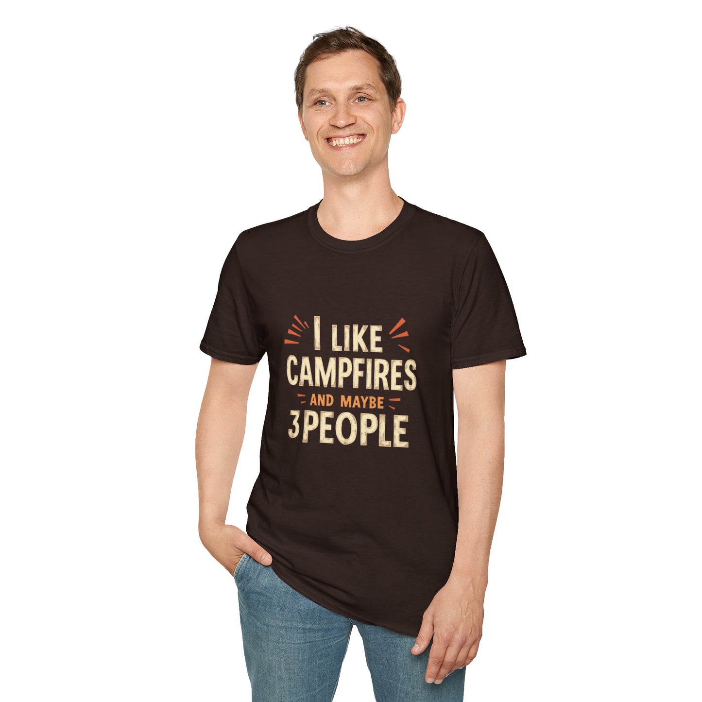 I Like Campfires and Maybe 3 People Tee