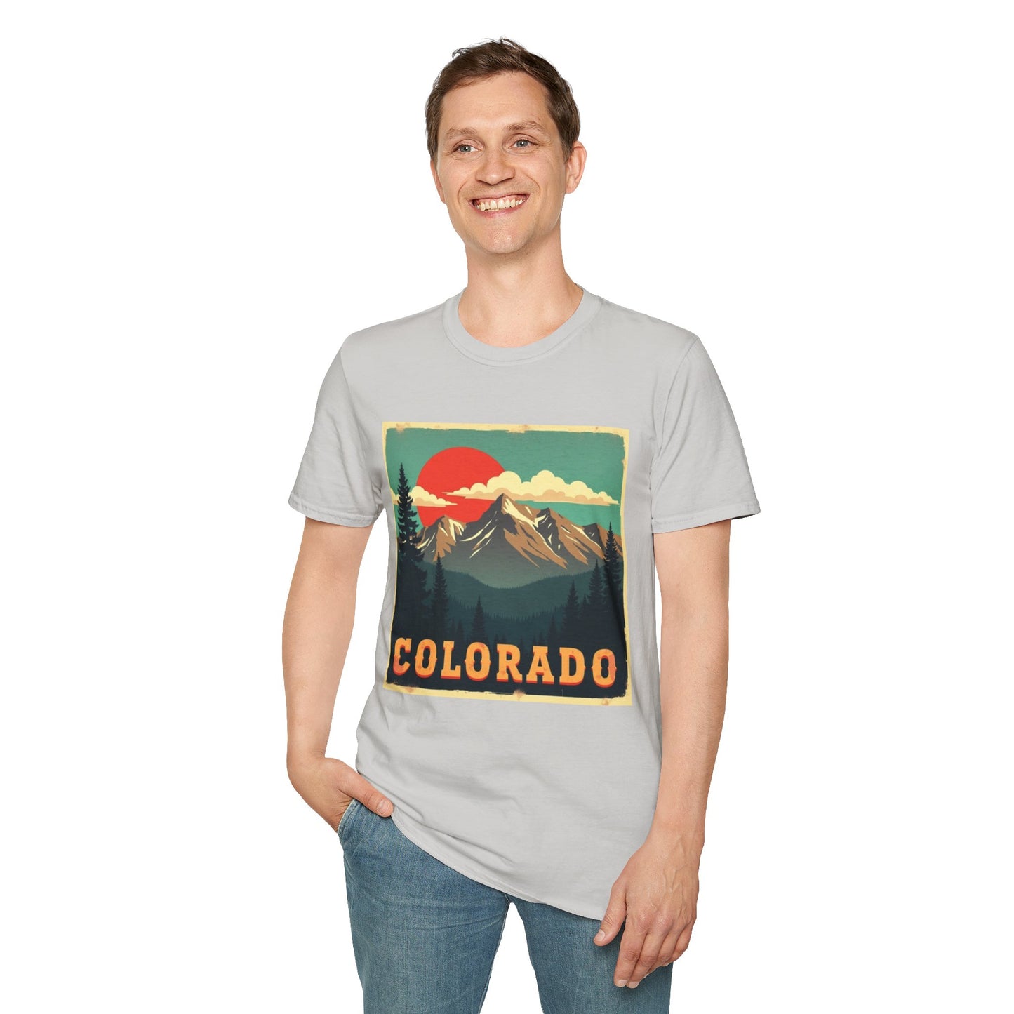 Retro Colorado Mountain View Tee