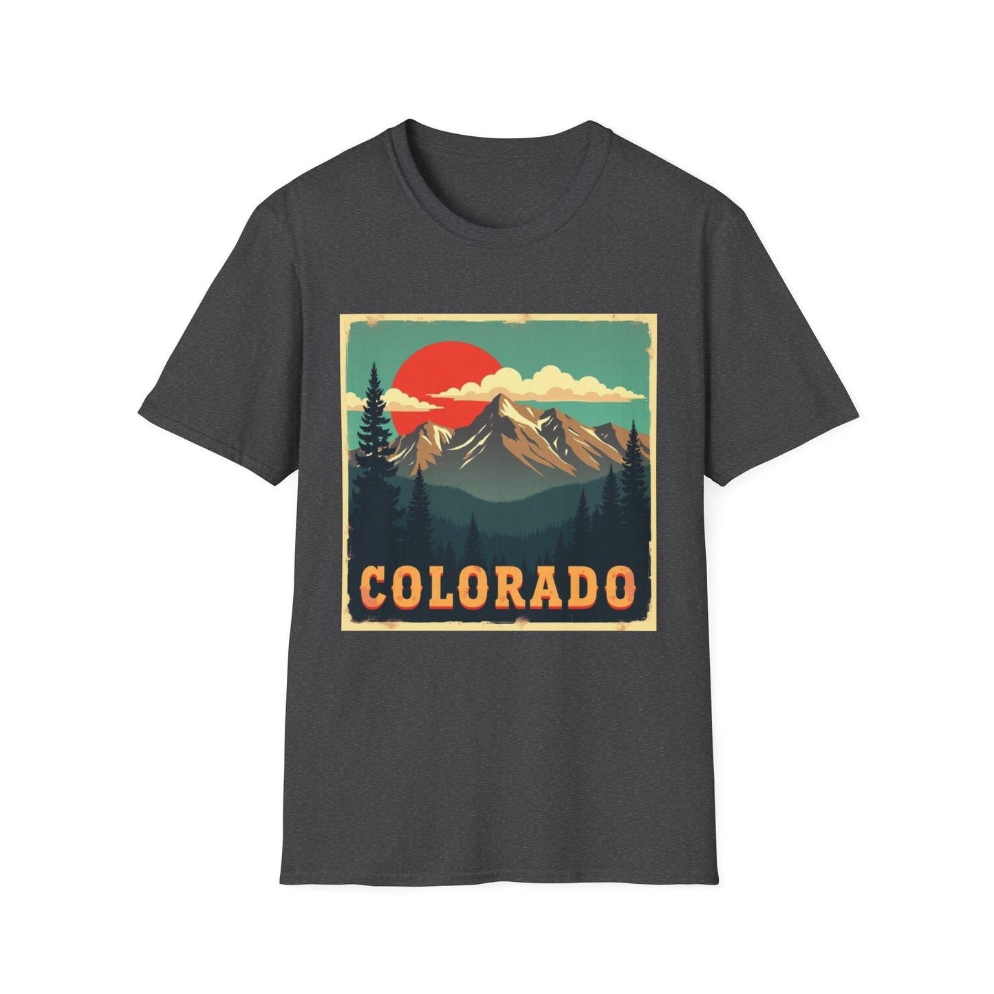 Retro Colorado Mountain View Tee