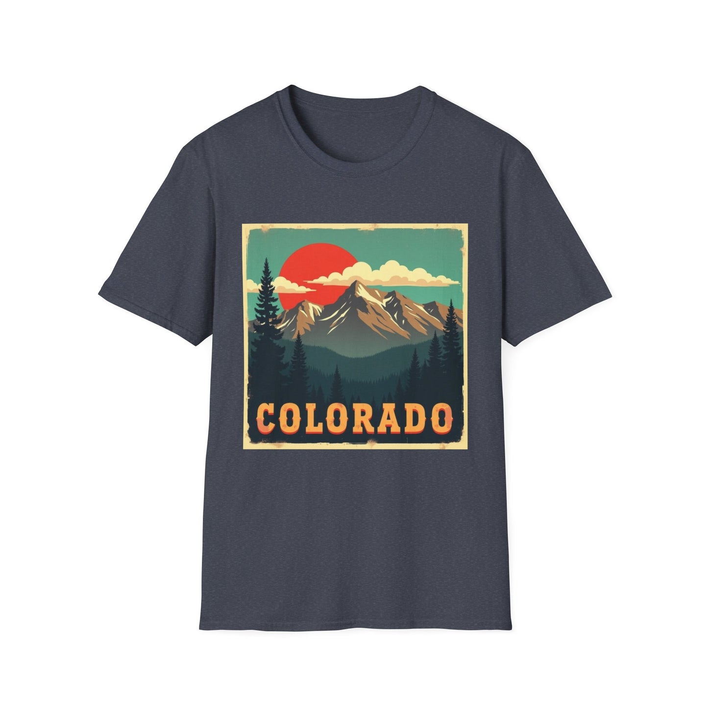 Retro Colorado Mountain View Tee