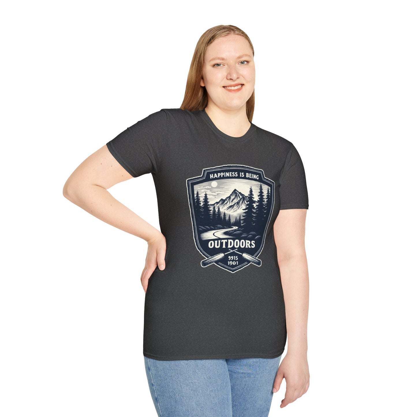 Happiness Is Being Outdoors Tee