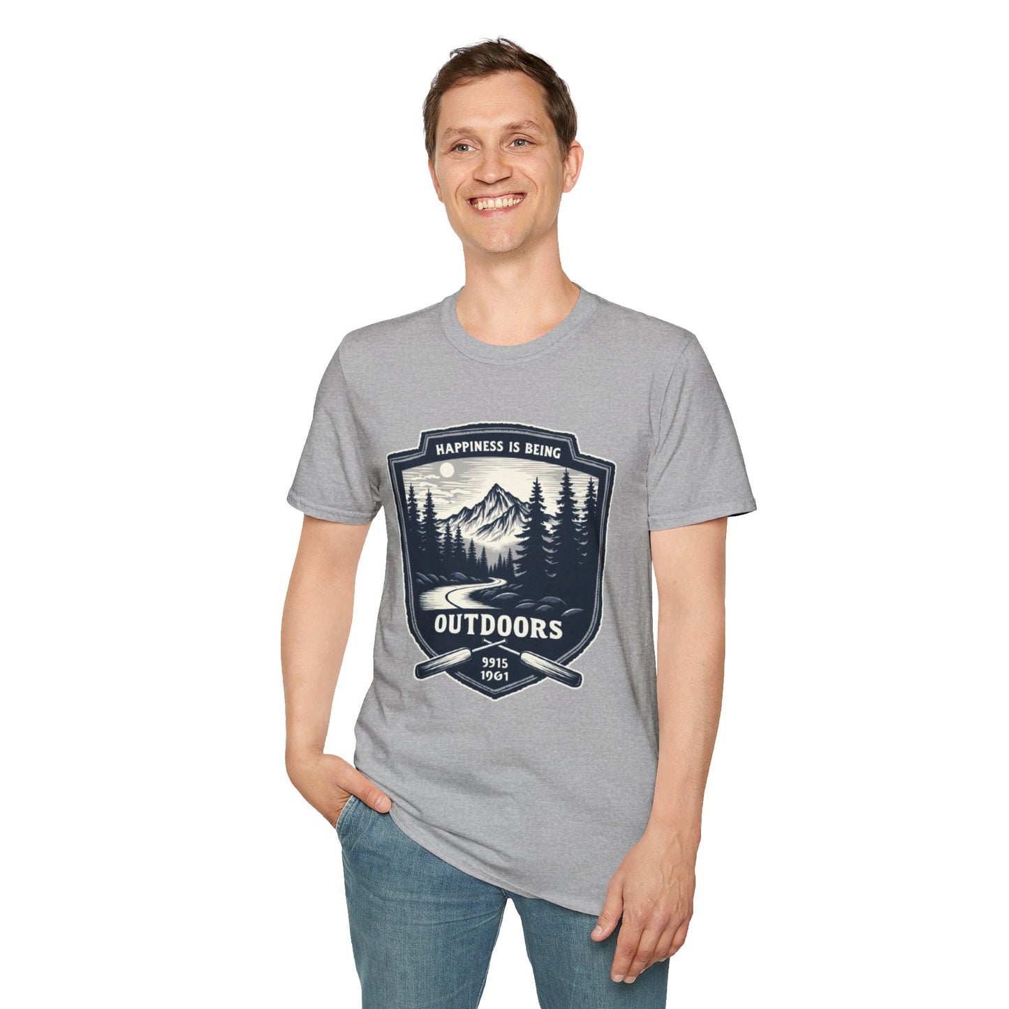 Happiness Is Being Outdoors Tee