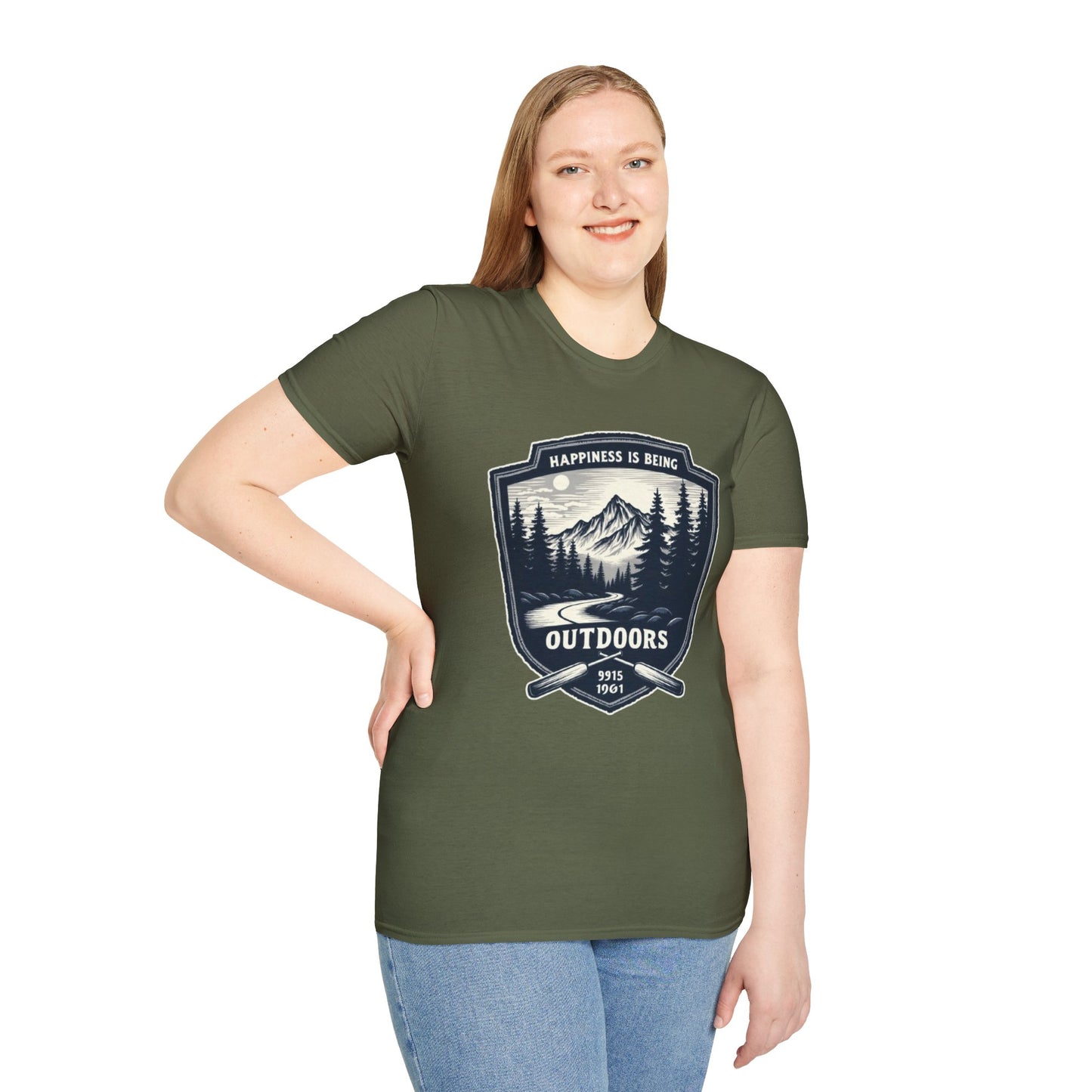 Happiness Is Being Outdoors Tee
