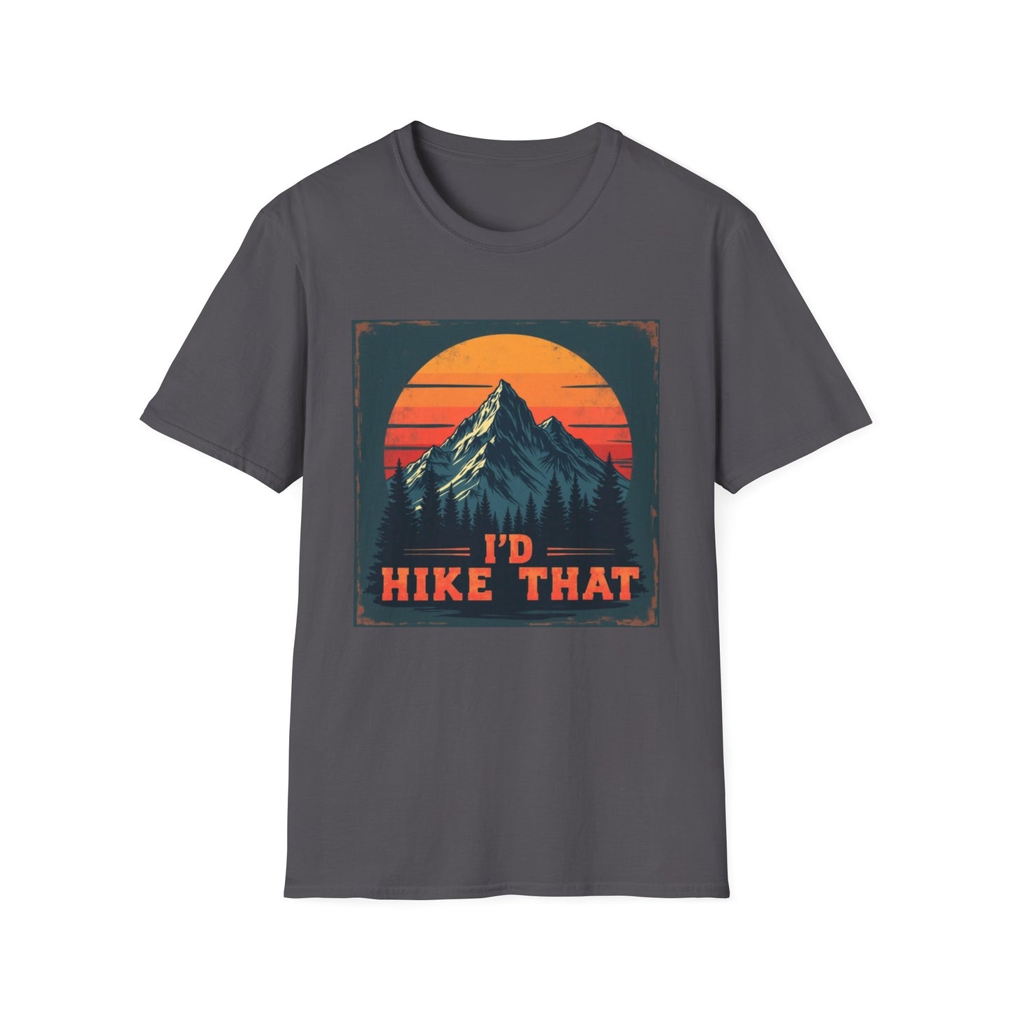 I'd Hike That Retro Mountain Tee