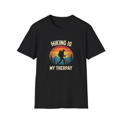 Hiking Is My Therapy Retro Tee