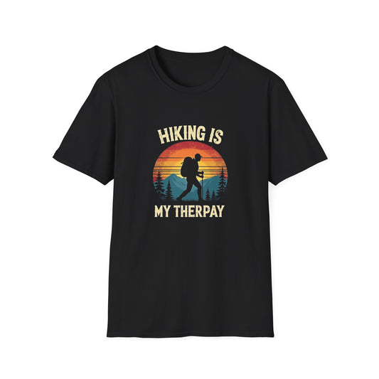 Hiking Is My Therapy Retro Tee