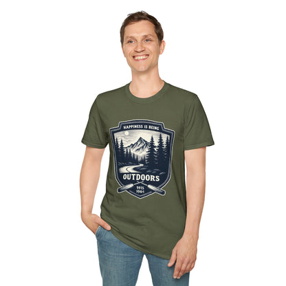 Happiness Is Being Outdoors Tee