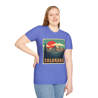 Retro Colorado Mountain View Tee