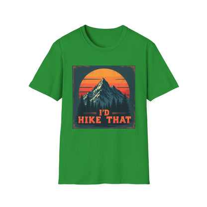 I'd Hike That Retro Mountain Tee