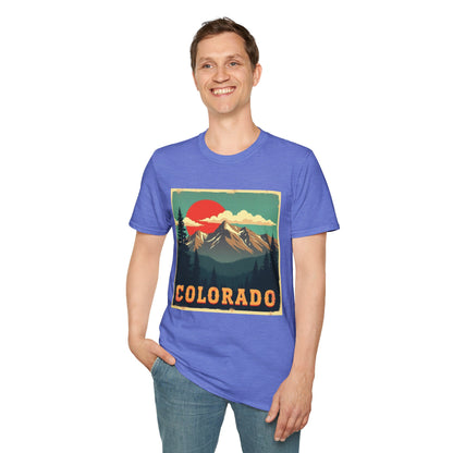 Retro Colorado Mountain View Tee