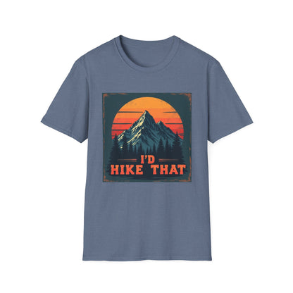 I'd Hike That Retro Mountain Tee