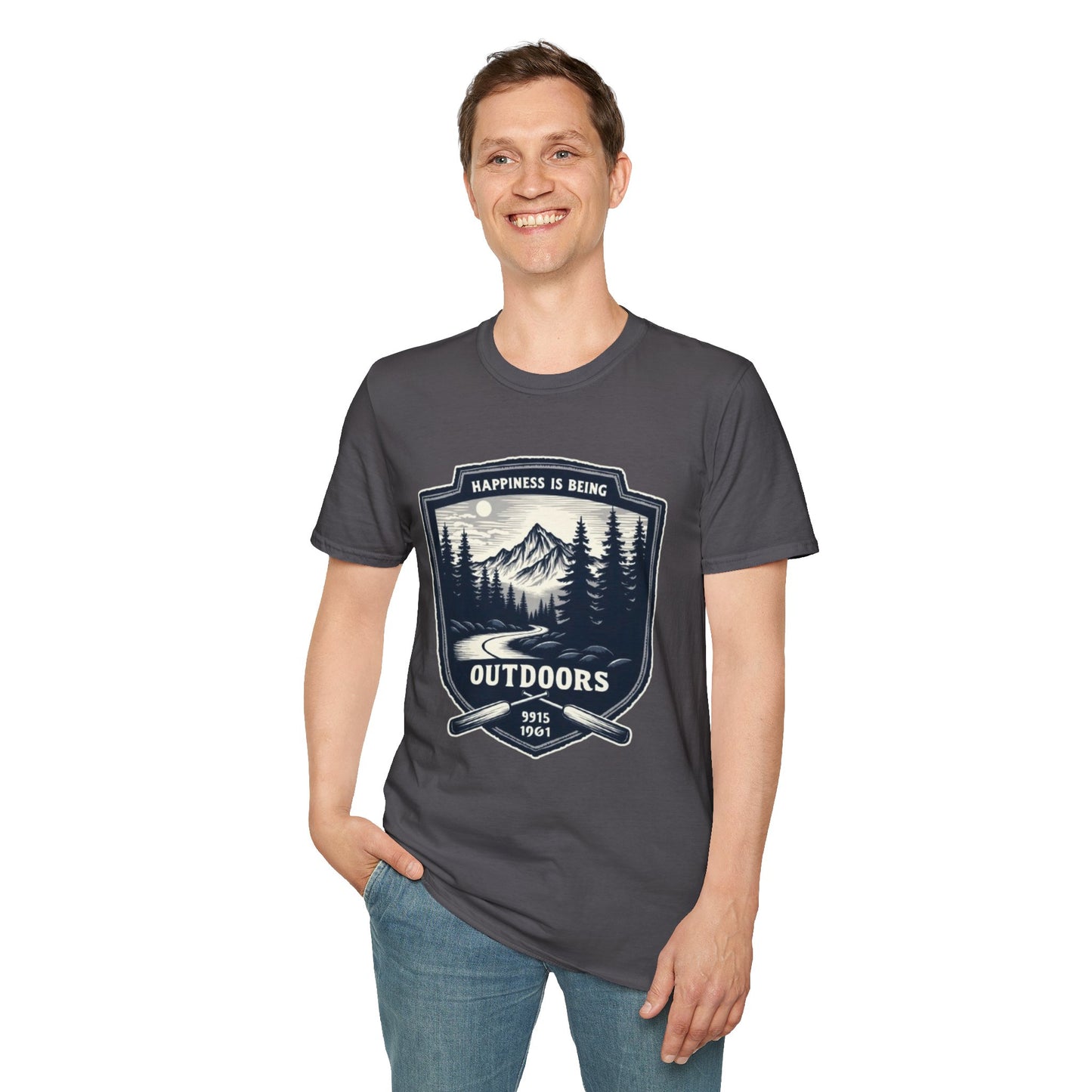 Happiness Is Being Outdoors Tee