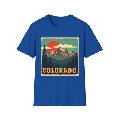 Retro Colorado Mountain View Tee