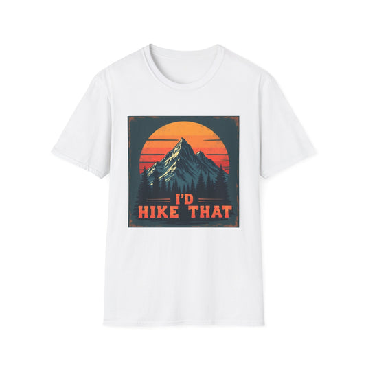 I'd Hike That Retro Mountain Tee